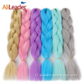 100g 24 pouces gros Jumbo Braid cheveux tressés synthétiques